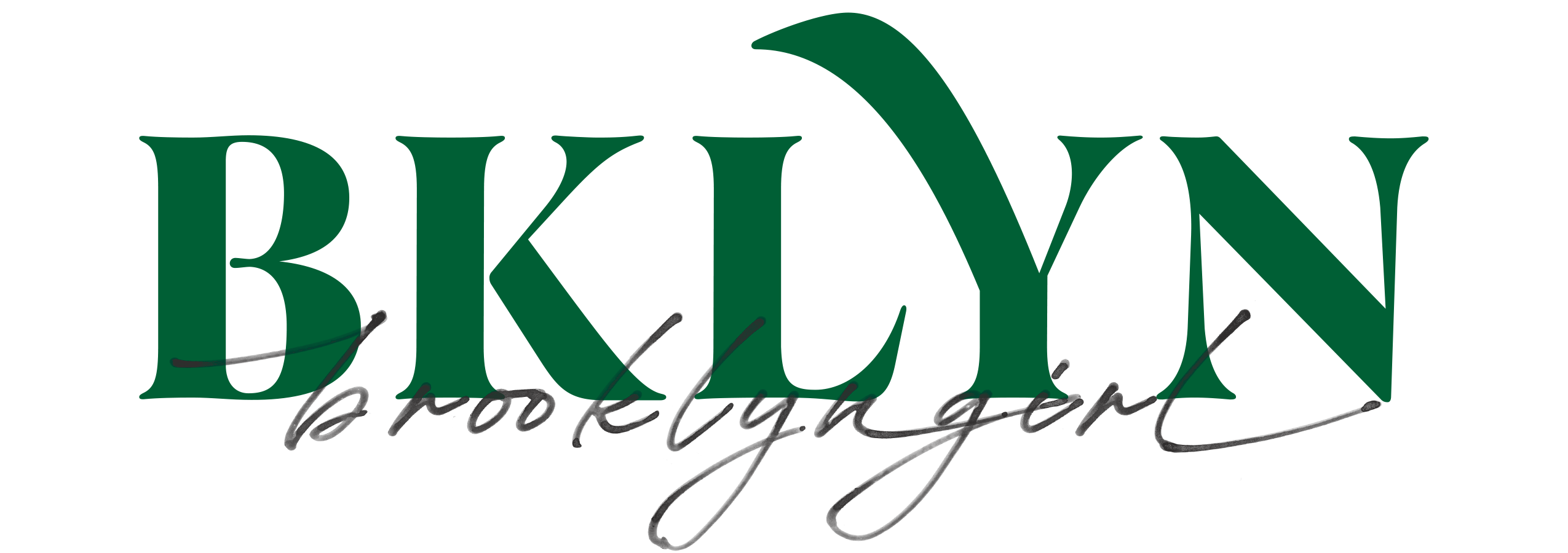 BKLYN brooklyn girl logo color